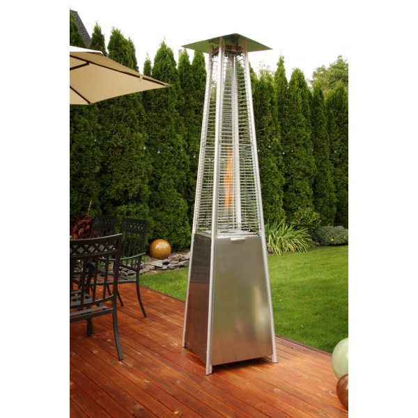 b&m pyramid patio heater